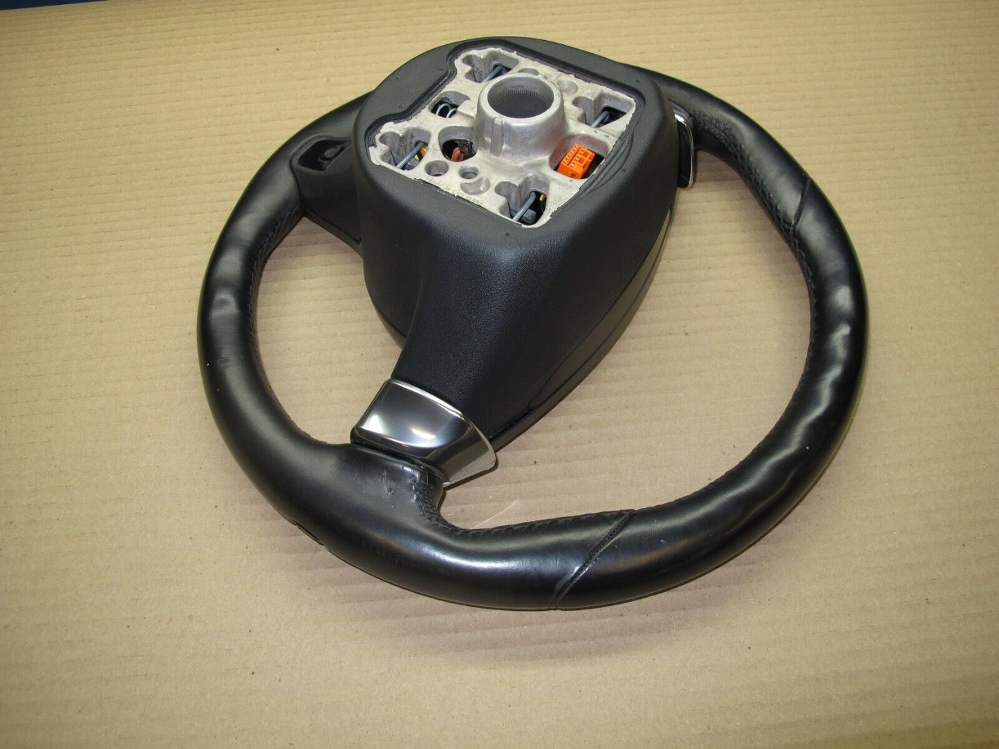 10-16 Porsche Panamera 970 Multi Function 3 Spoke Steering Wheel 7PP419091Q OEM