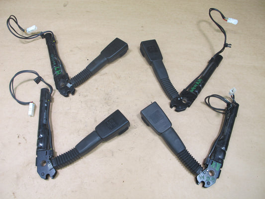 12-18 BMW F30 F31 5-SERIES SET OF 4 FRONT LEFT & RIGHT SEATBELT BUCKLE TENSIONER OEM