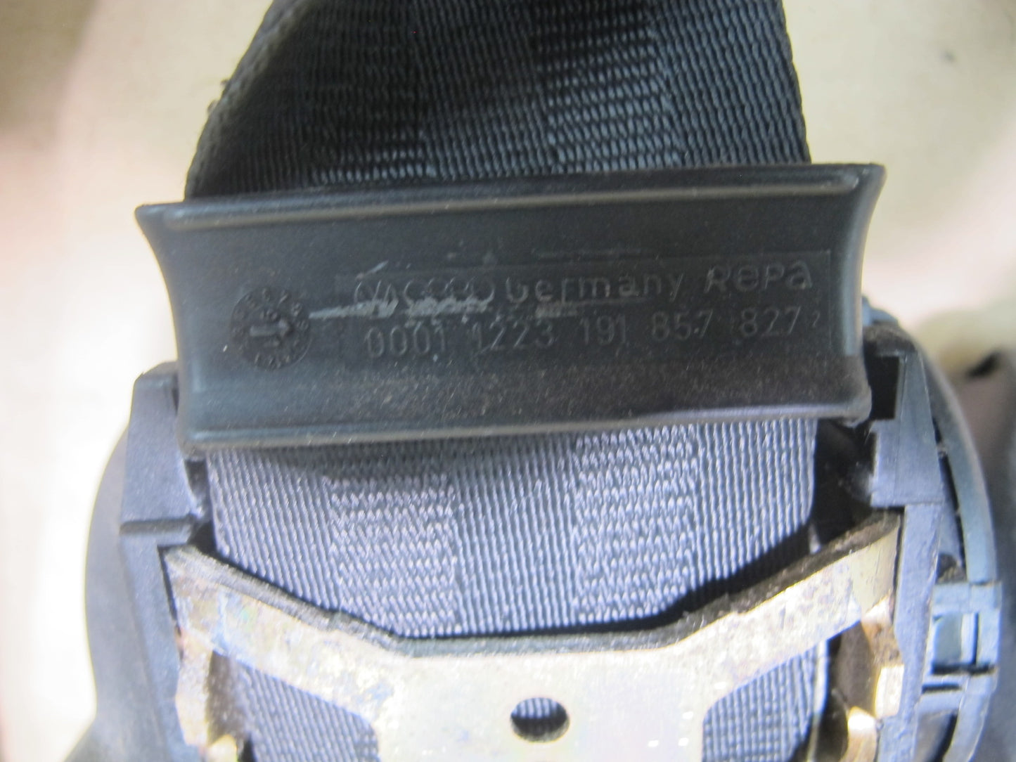 1979-1993 VW Volkswagen Golf Cabriolet Front & Rear Seat Belt Set OEM
