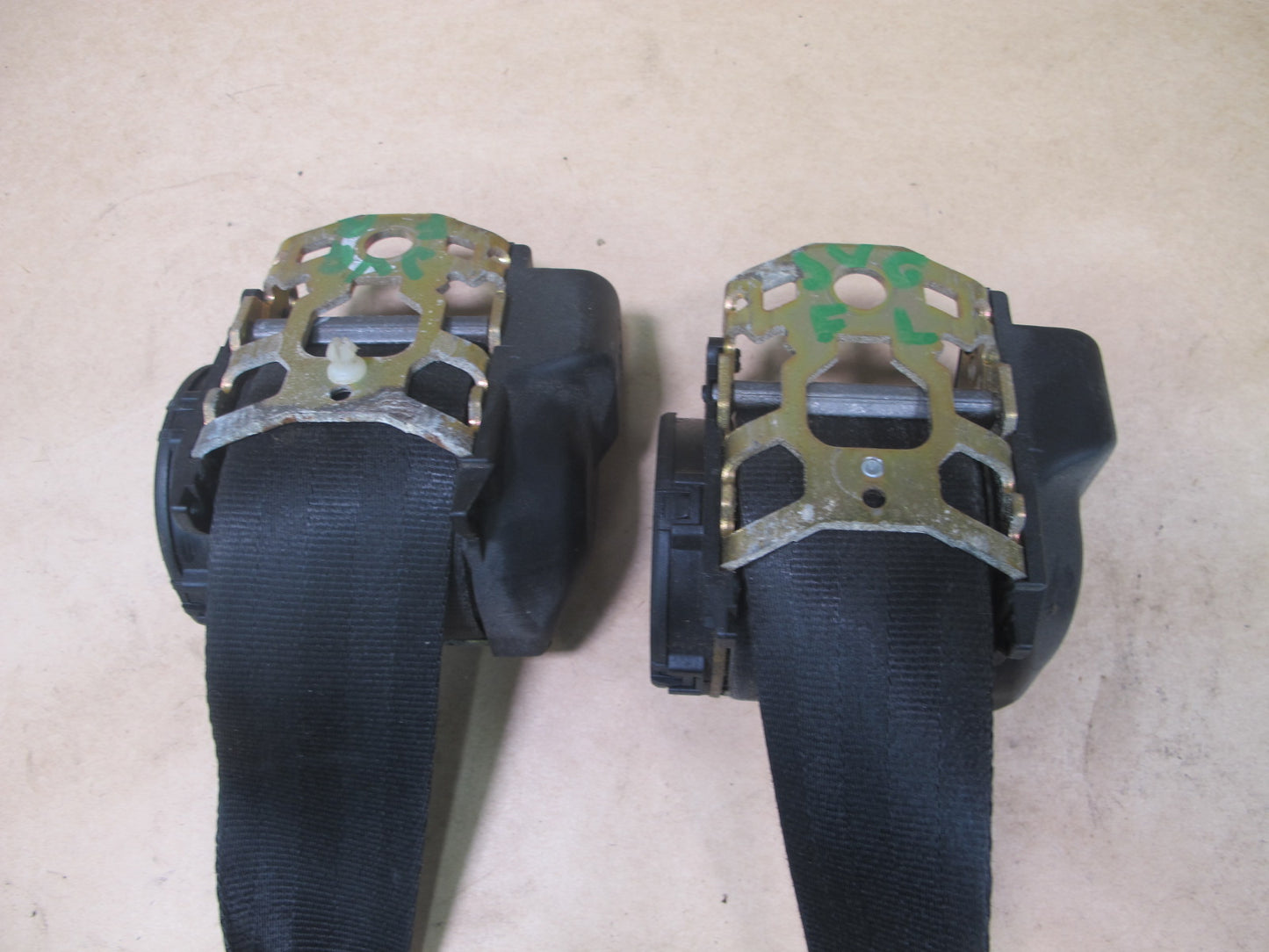 1979-1993 VW Volkswagen Golf Cabriolet Front & Rear Seat Belt Set OEM