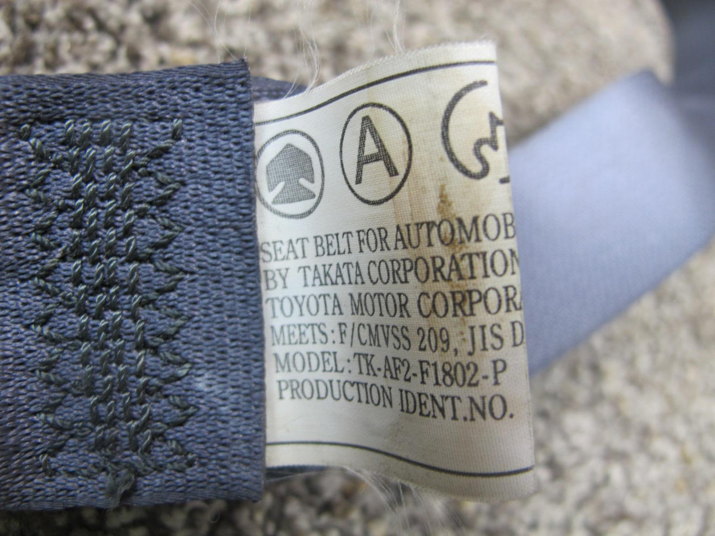 2003-2009 Lexus GX470 Front Left & Right Seat Belt Set OEM