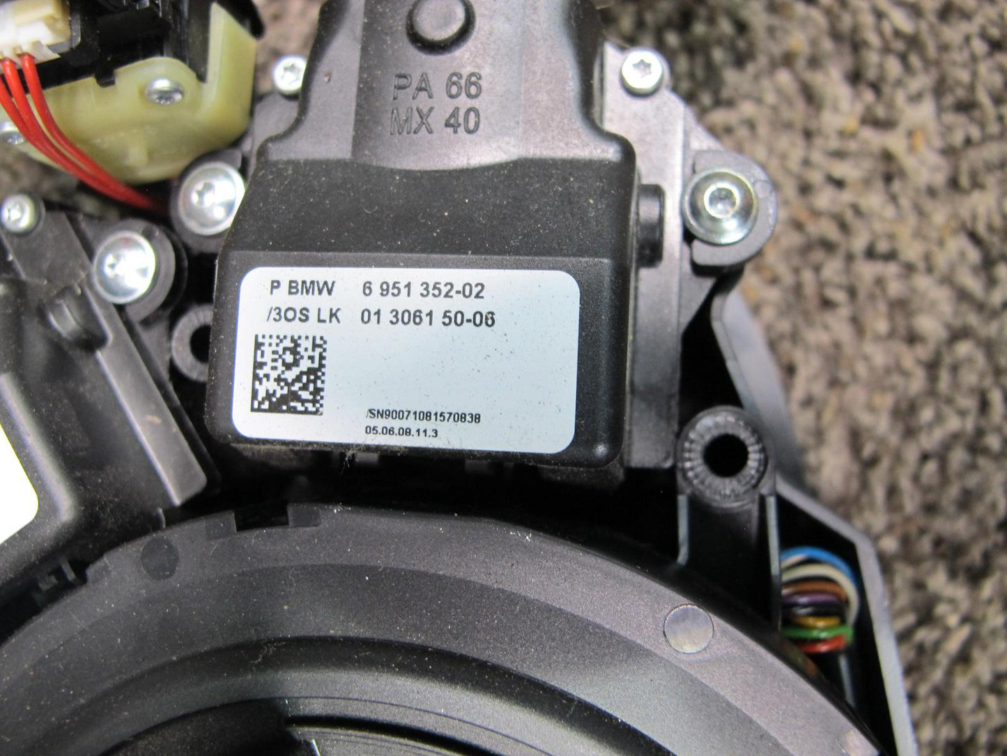 2006-2010 BMW 6-Series 650i M6 Steering Column Multi Switch Clock Spring Assembly OEM