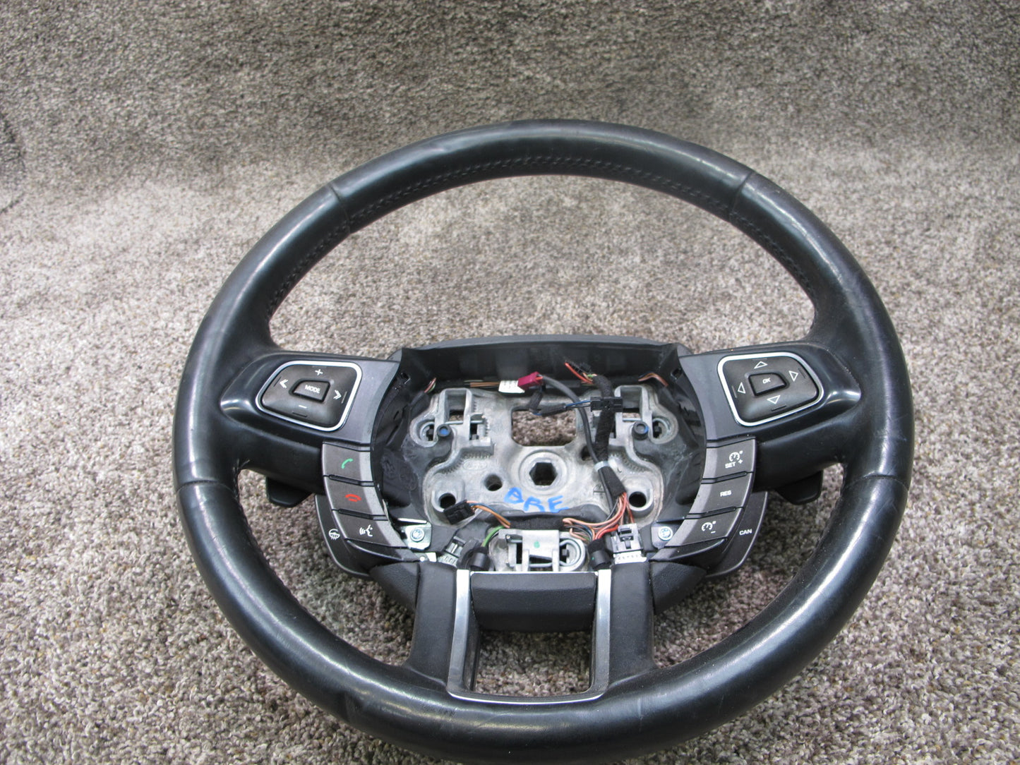 12-19 RANGE ROVER EVOQUE L538 LEATHER HEATED STEERING W CONTROLS & PADDLES OEM