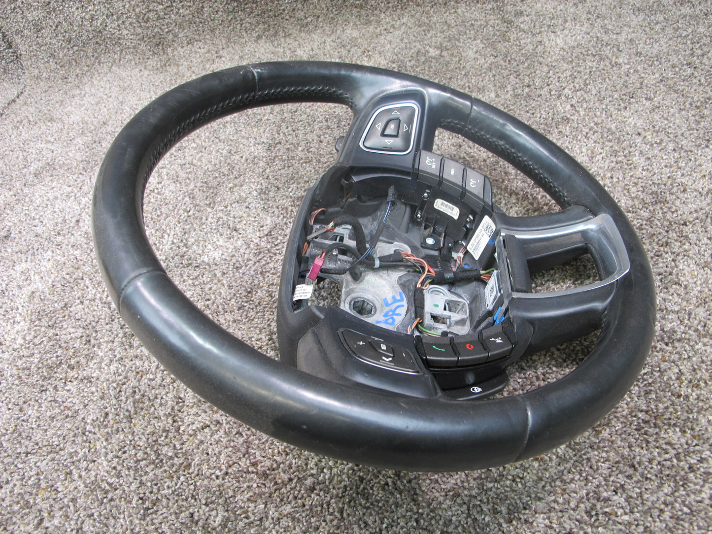 12-19 RANGE ROVER EVOQUE L538 LEATHER HEATED STEERING W CONTROLS & PADDLES OEM