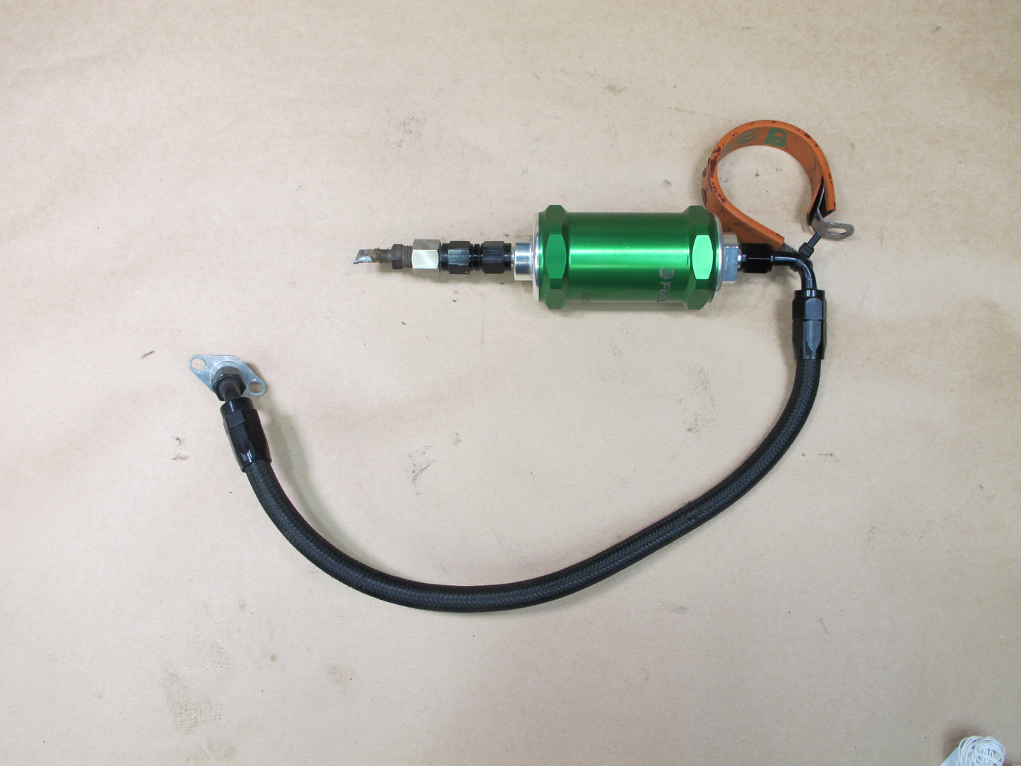 Fuelab In-line Fuel Filter S/N: 858148 Green