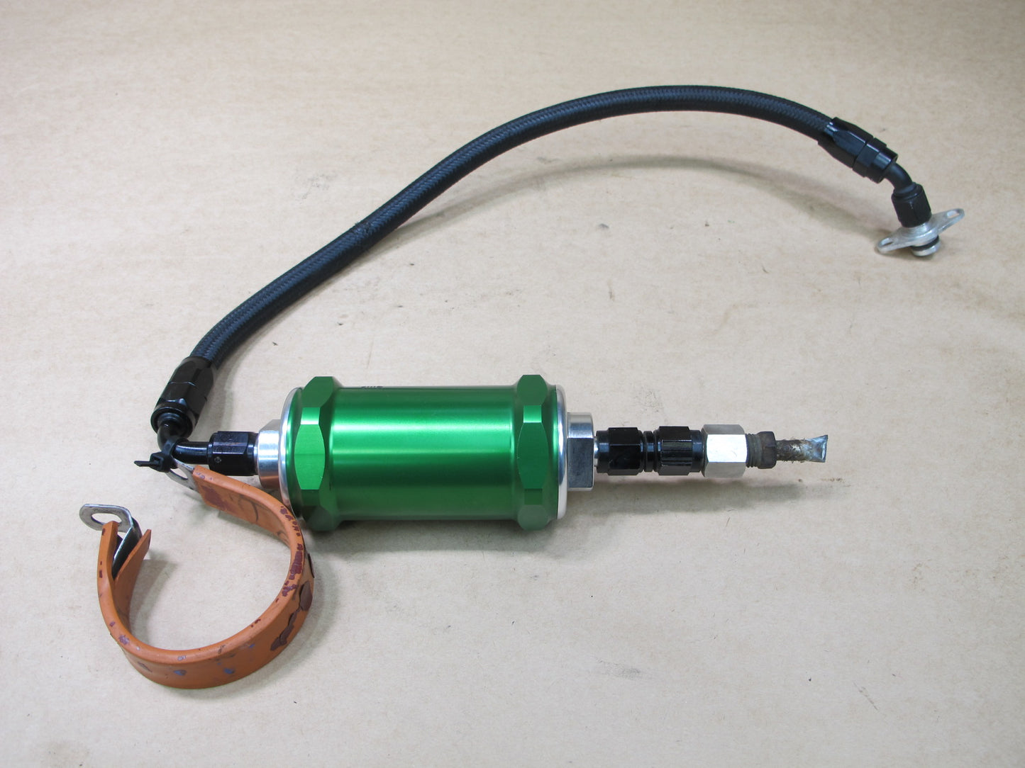 Fuelab In-line Fuel Filter S/N: 858148 Green