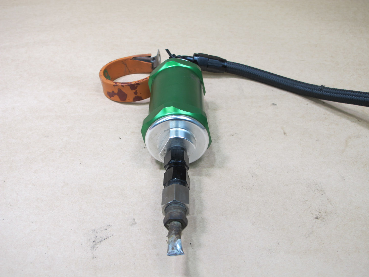 Fuelab In-line Fuel Filter S/N: 858148 Green