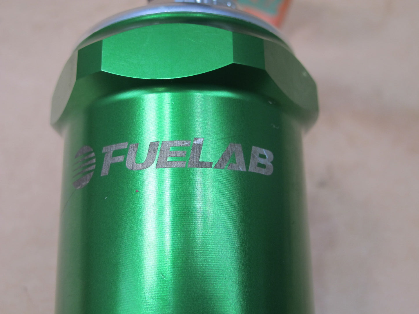 Fuelab In-line Fuel Filter S/N: 858148 Green