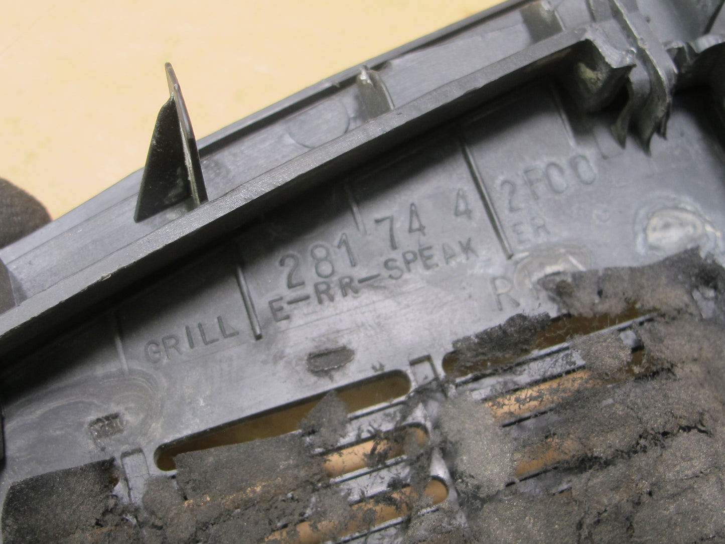 1989-1991 Nissan 240SX S13 Left & Right Rear Speaker Cover Trim OEM