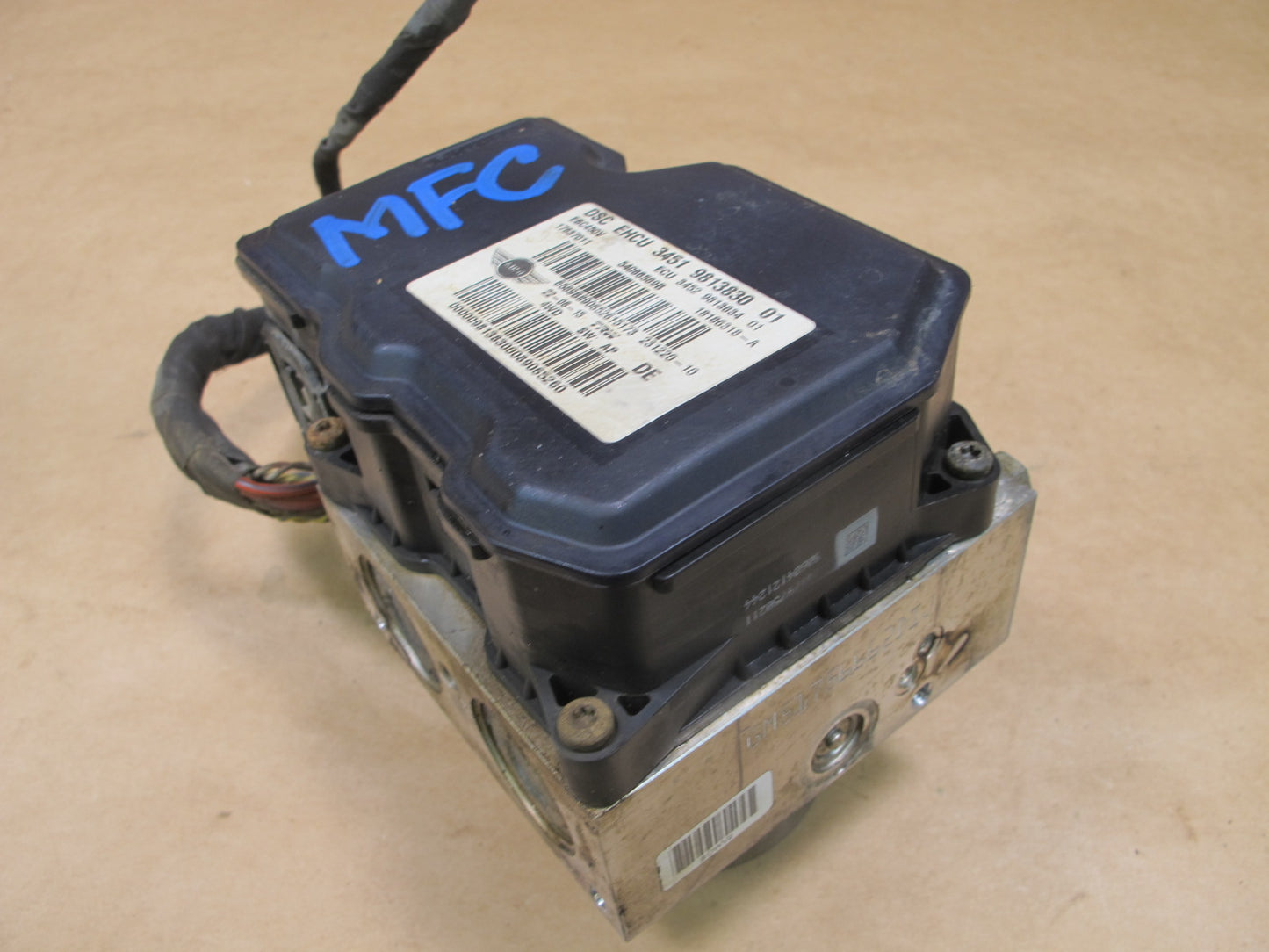 14-16 MINI COOPER S R60 COUNTRYMAN ABS PUMP CONTROL MODULE 9813830 OEM