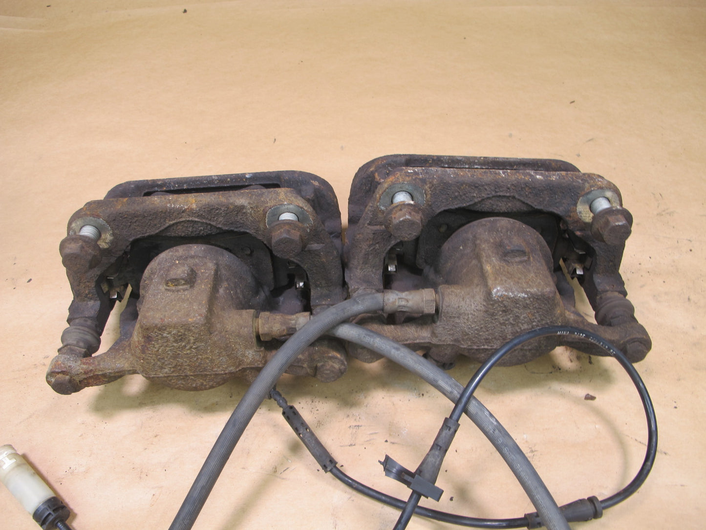 11-16 MINI COOPER S R61 R60 COUNTRYMAN SET OF 2 FRONT BRAKE CALIPER OEM