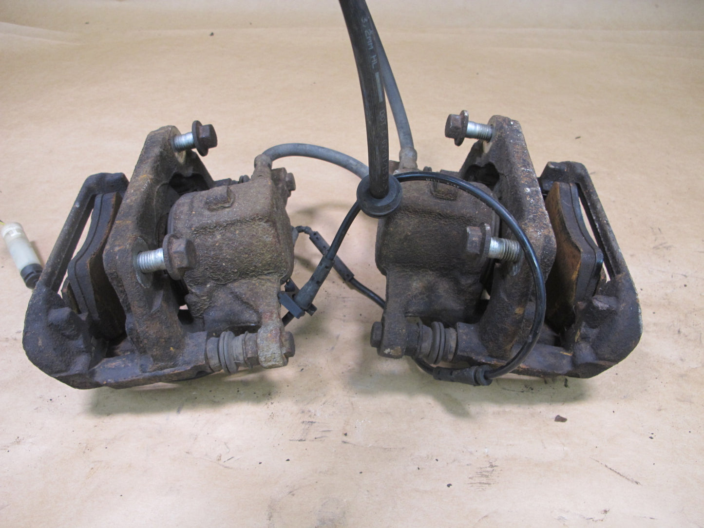 11-16 MINI COOPER S R61 R60 COUNTRYMAN SET OF 2 FRONT BRAKE CALIPER OEM