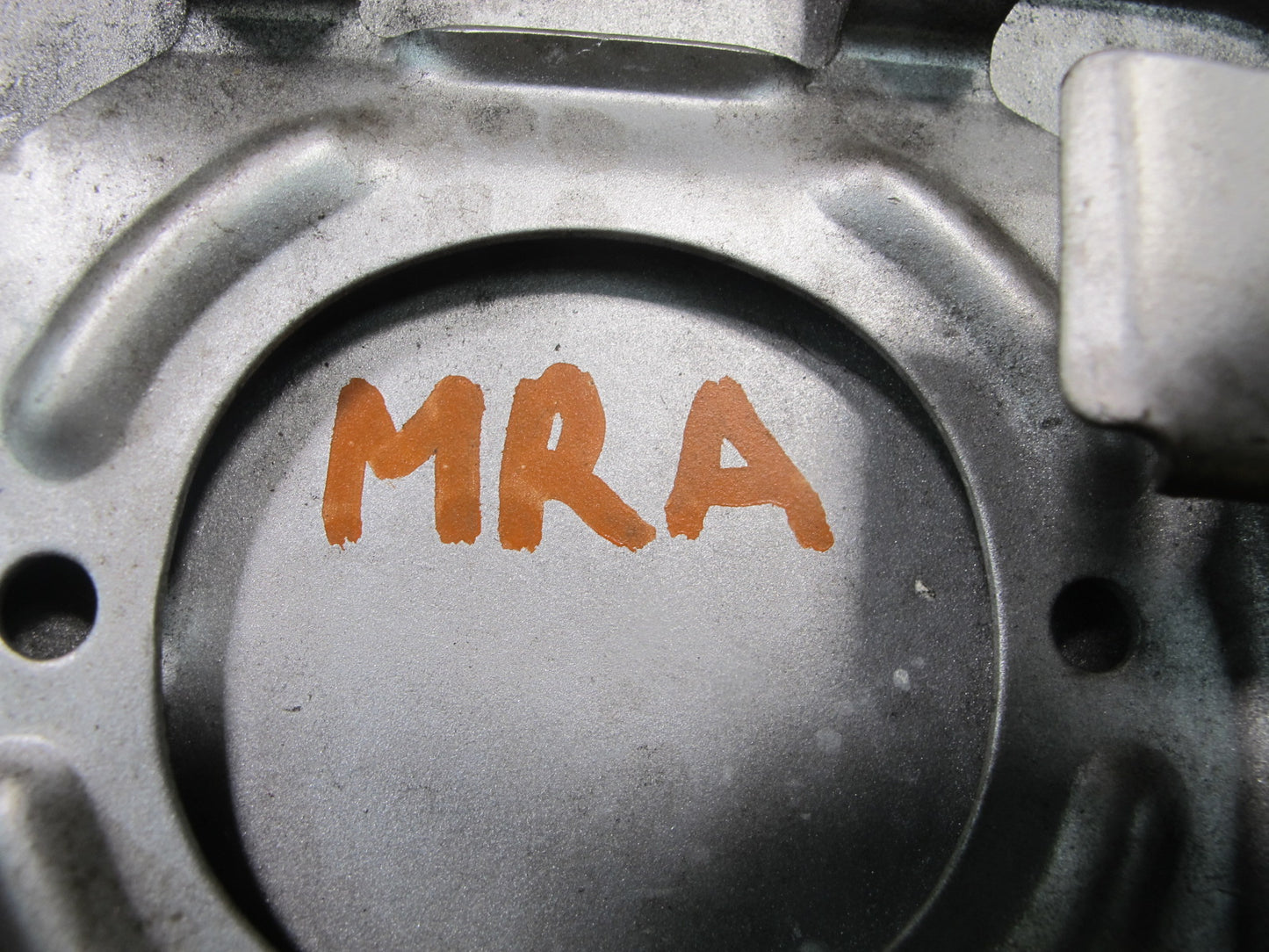 86-91 MAZDA RX7 LHD FUEL DOOR LAI COVER SILVER OEM