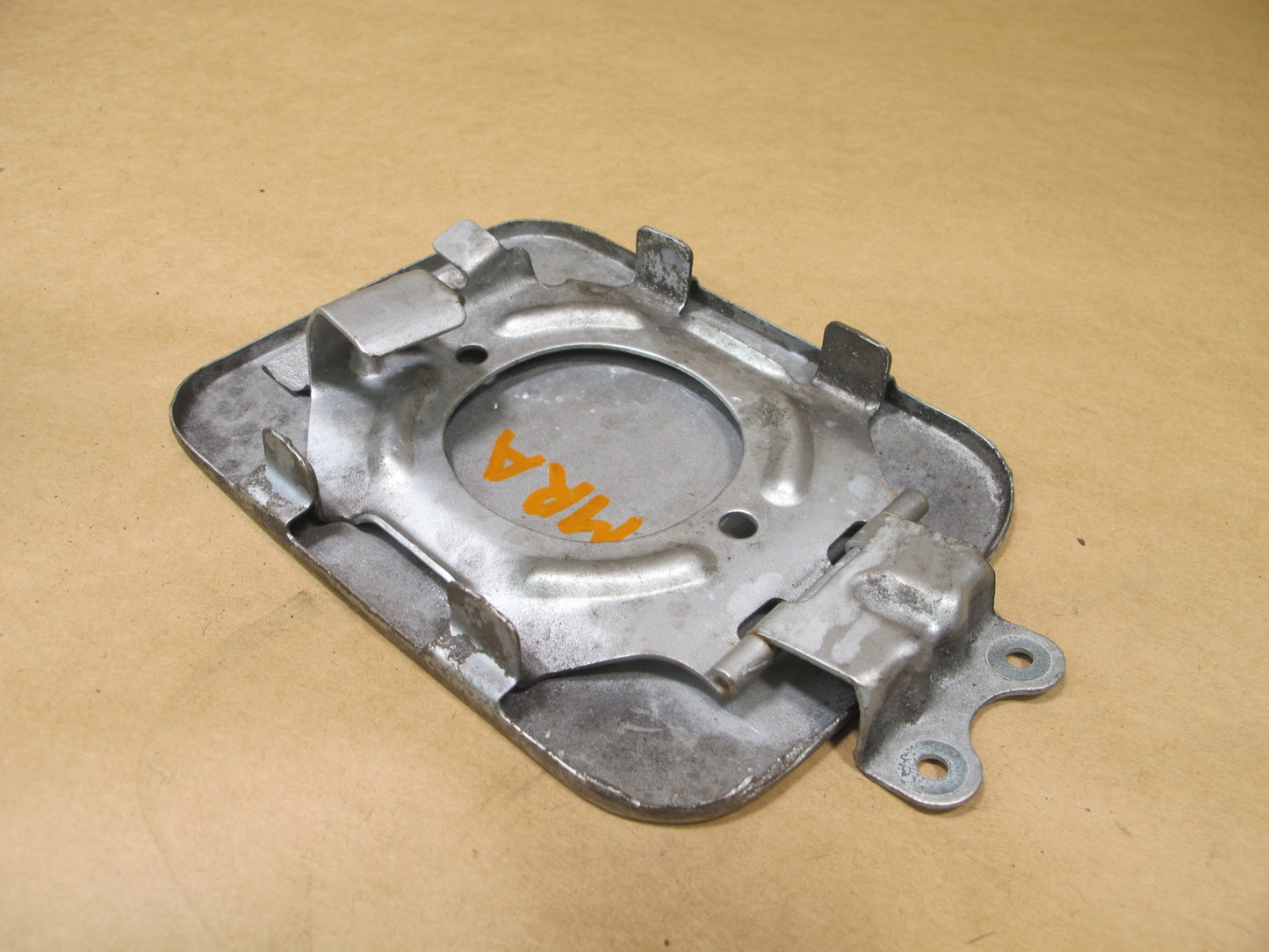 86-91 MAZDA RX7 LHD FUEL DOOR LAI COVER SILVER OEM