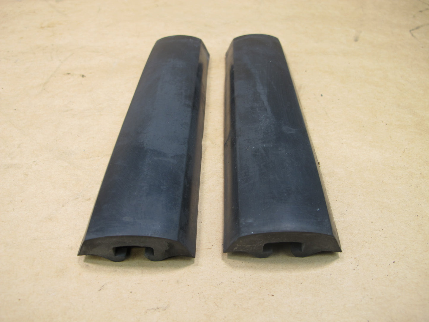 81-85 MERCEDES R107 SET OF 3 REAR BUMPER RUBBER GUARD OEM