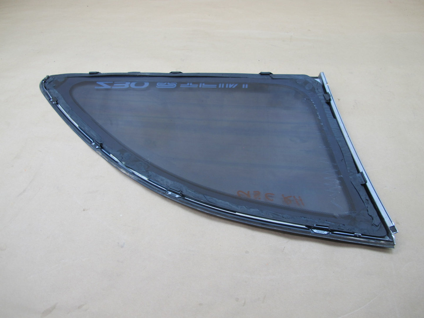 92-00 LEXUS UZZ30L SC300 SC400 REAR RIGHT QUARTER GLASS WINDOW OEM