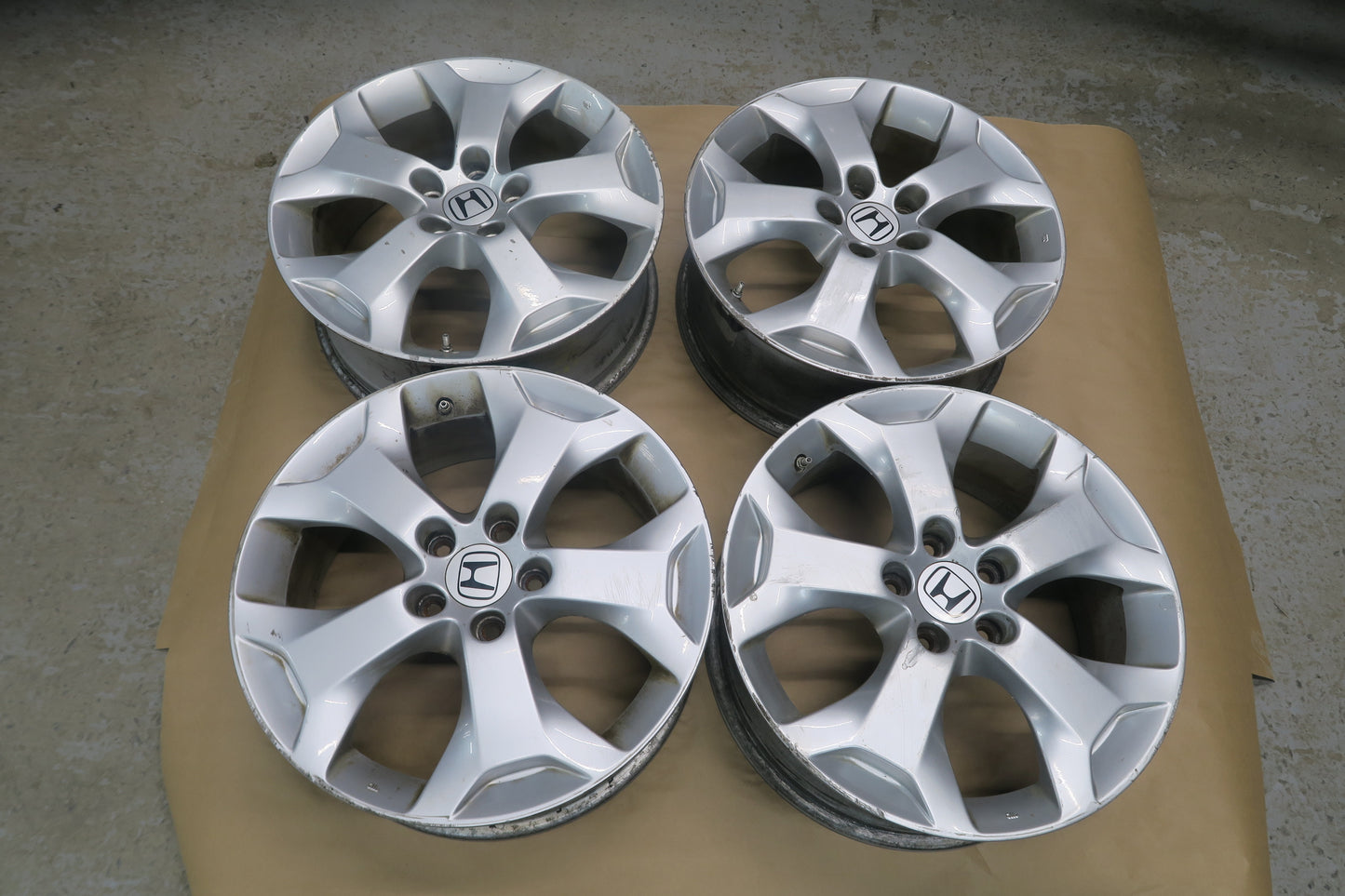 10-15 HONDA CROSSTOUR SET OF 4 FACTORY R18" WHEEL RIM R18x7J ET55 W TMPS OEM