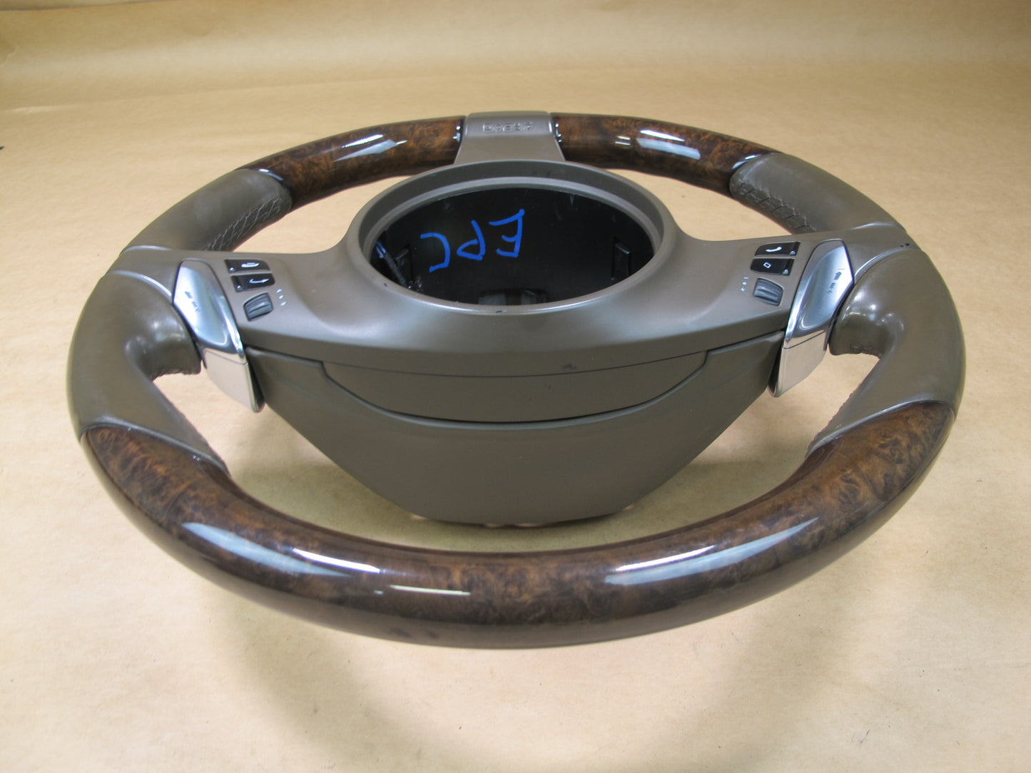 2011-2018 PORSCHE CAYENNE 958 LEATHER WOOD STEERING W CONTROLS