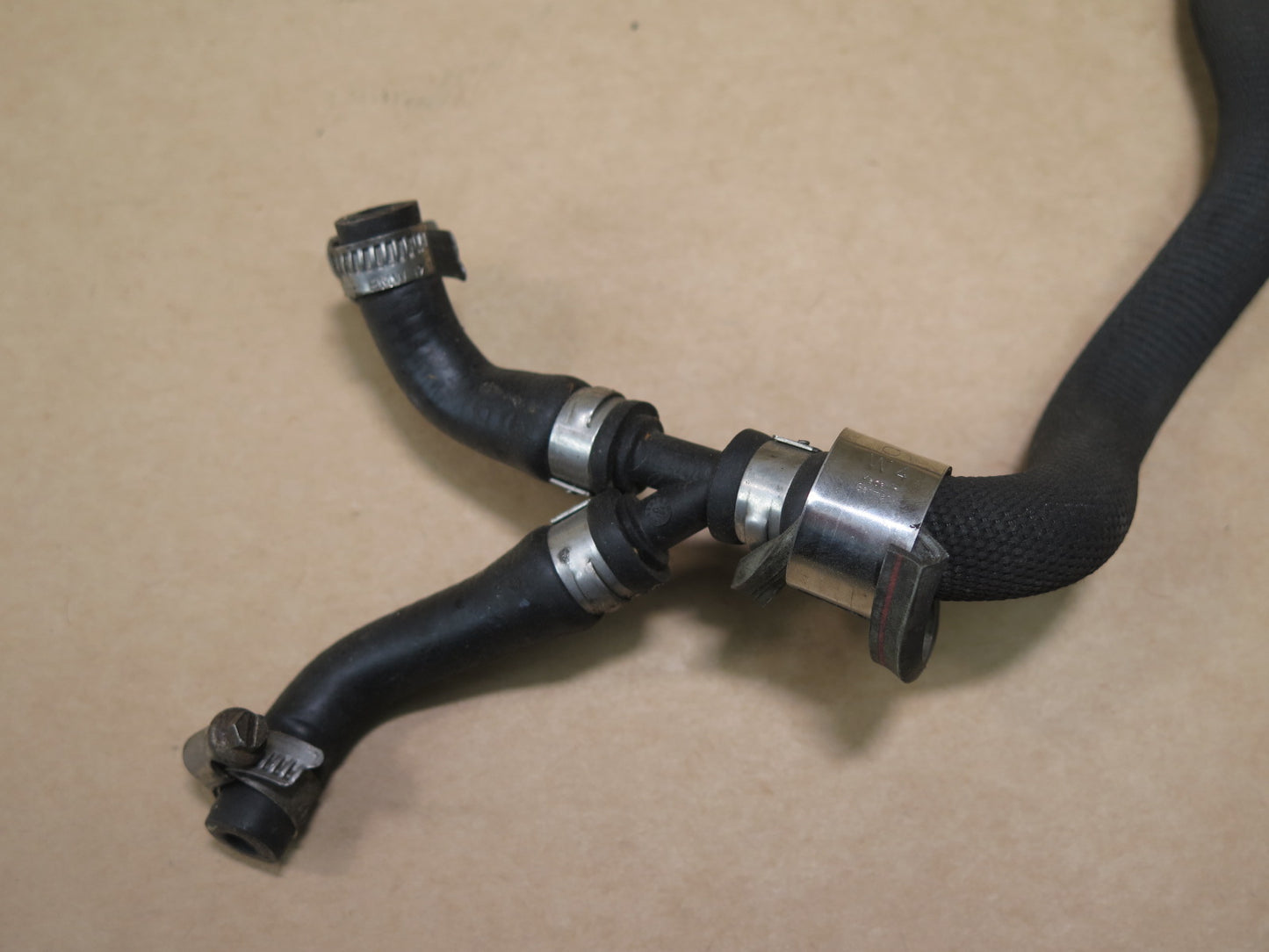 03-08 BMW E65 E66 E67 760I 760LI N73 ENGINE COOLANT WATER HOSE EXPANSION TANK
