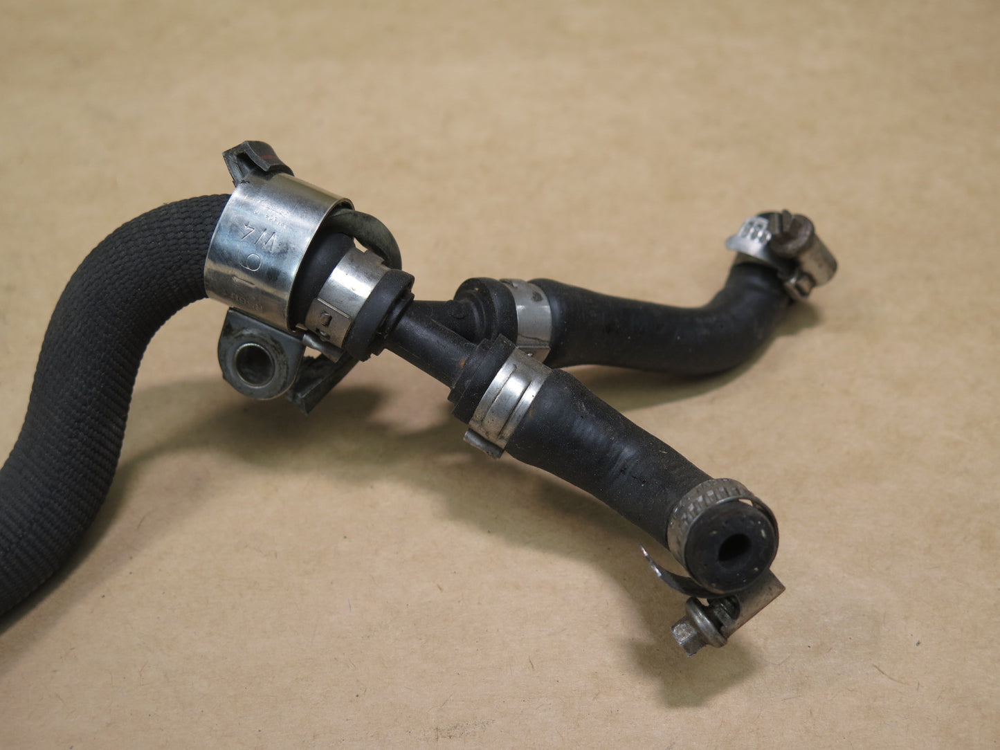 03-08 BMW E65 E66 E67 760I 760LI N73 ENGINE COOLANT WATER HOSE EXPANSION TANK