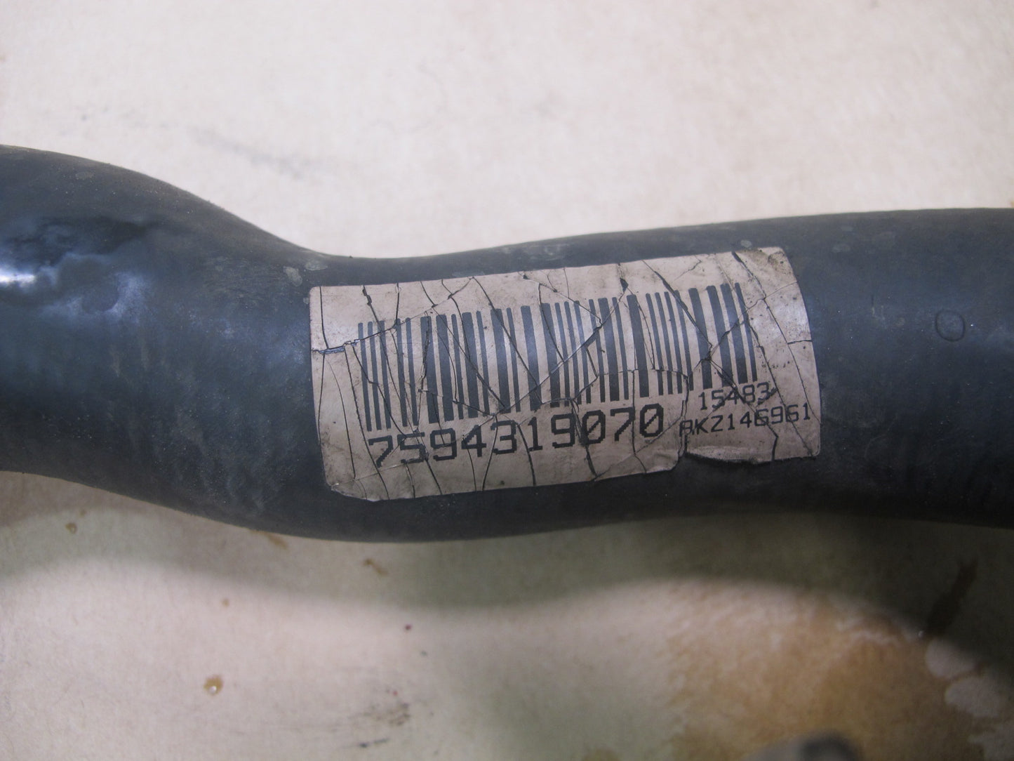 12-15 BMW F30 F31 3.0L N55 ENGINE THERMOSTAT WATER PUMP OUTLET COOLANT HOSE PIPE