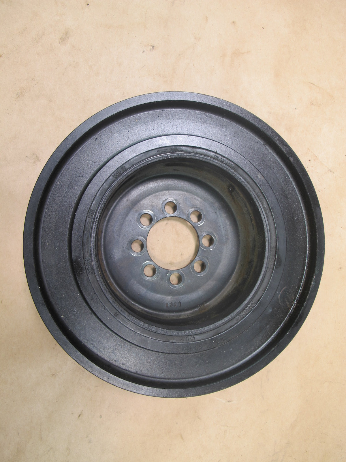 12-15 BMW F30 F31 3.0L N55 ENGINE CRANKSHAFT PULLEY HARMONIC BALANCER