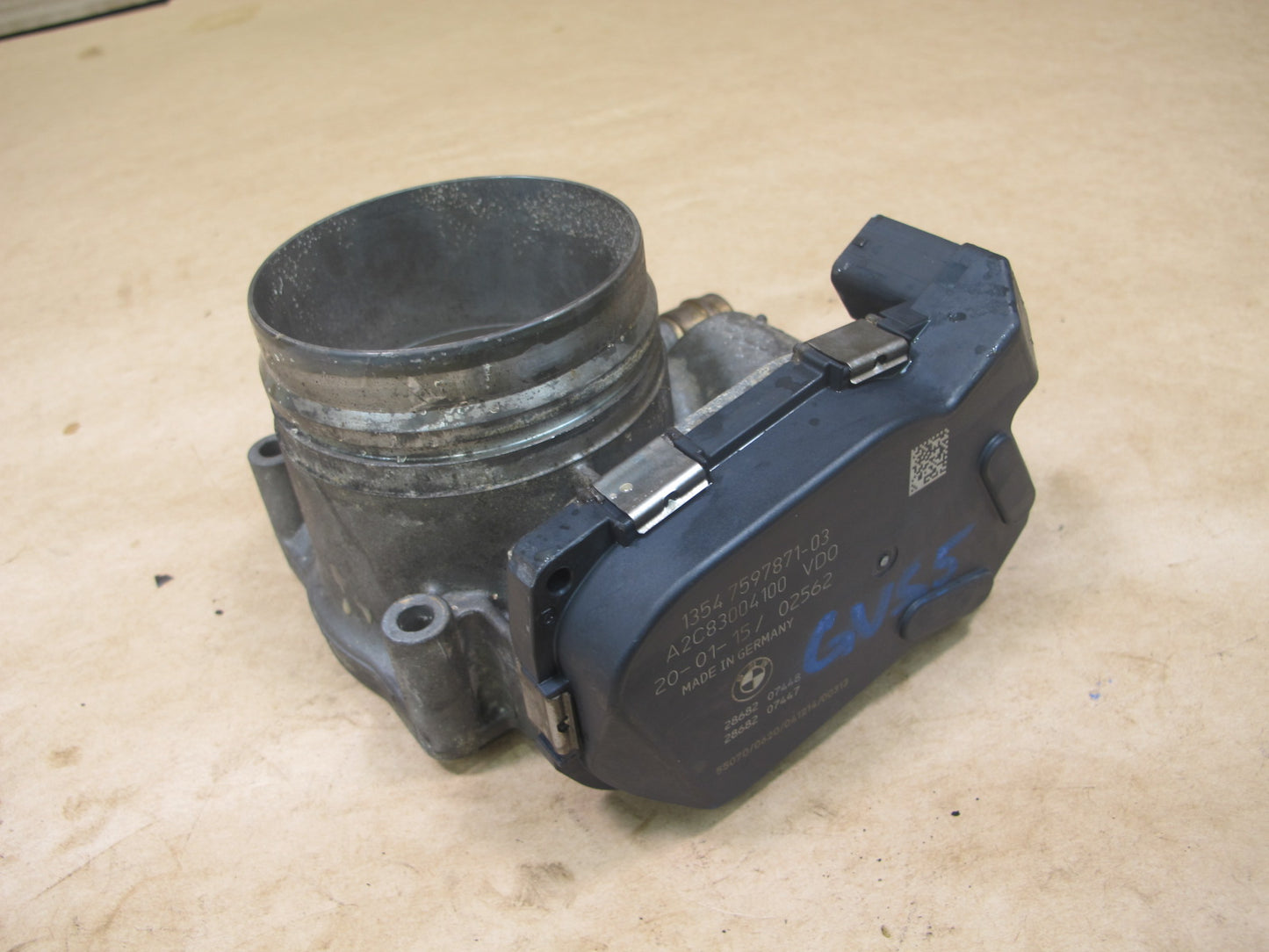 10-15 BMW E90 E91 F30 F31 F32 3.0L N55 ENGINE MOTOR THROTTLE BODY 7582926