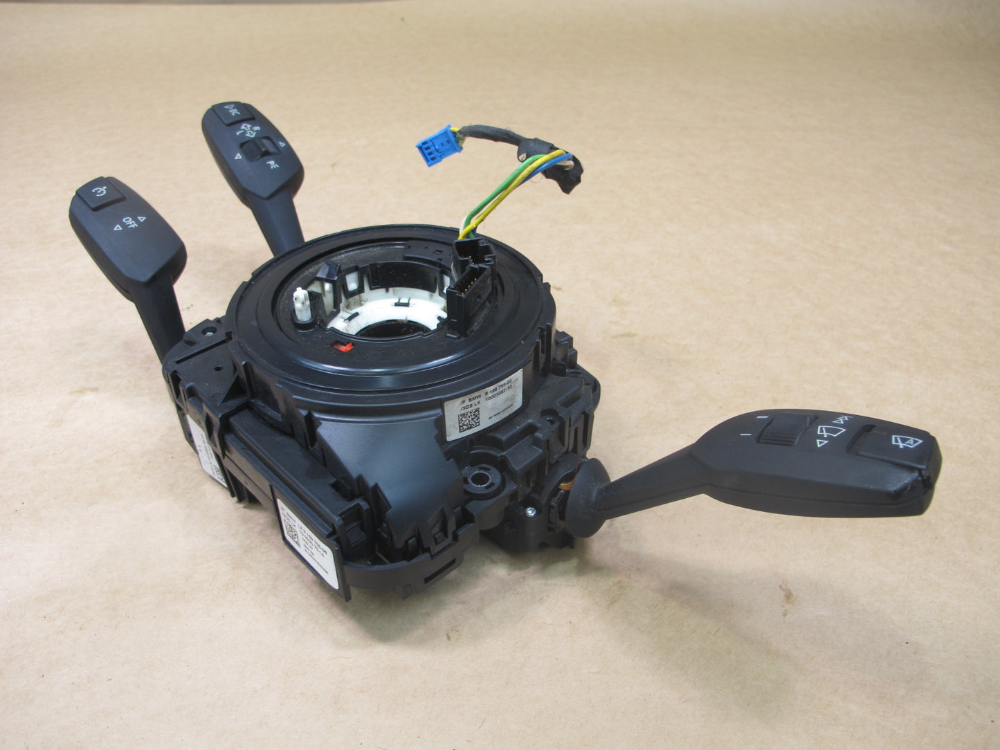 09-16 BMW E89 Z4 STEERING COLUMN COMBINATION MULTI SWITCH W CLOCK SPRING OEM