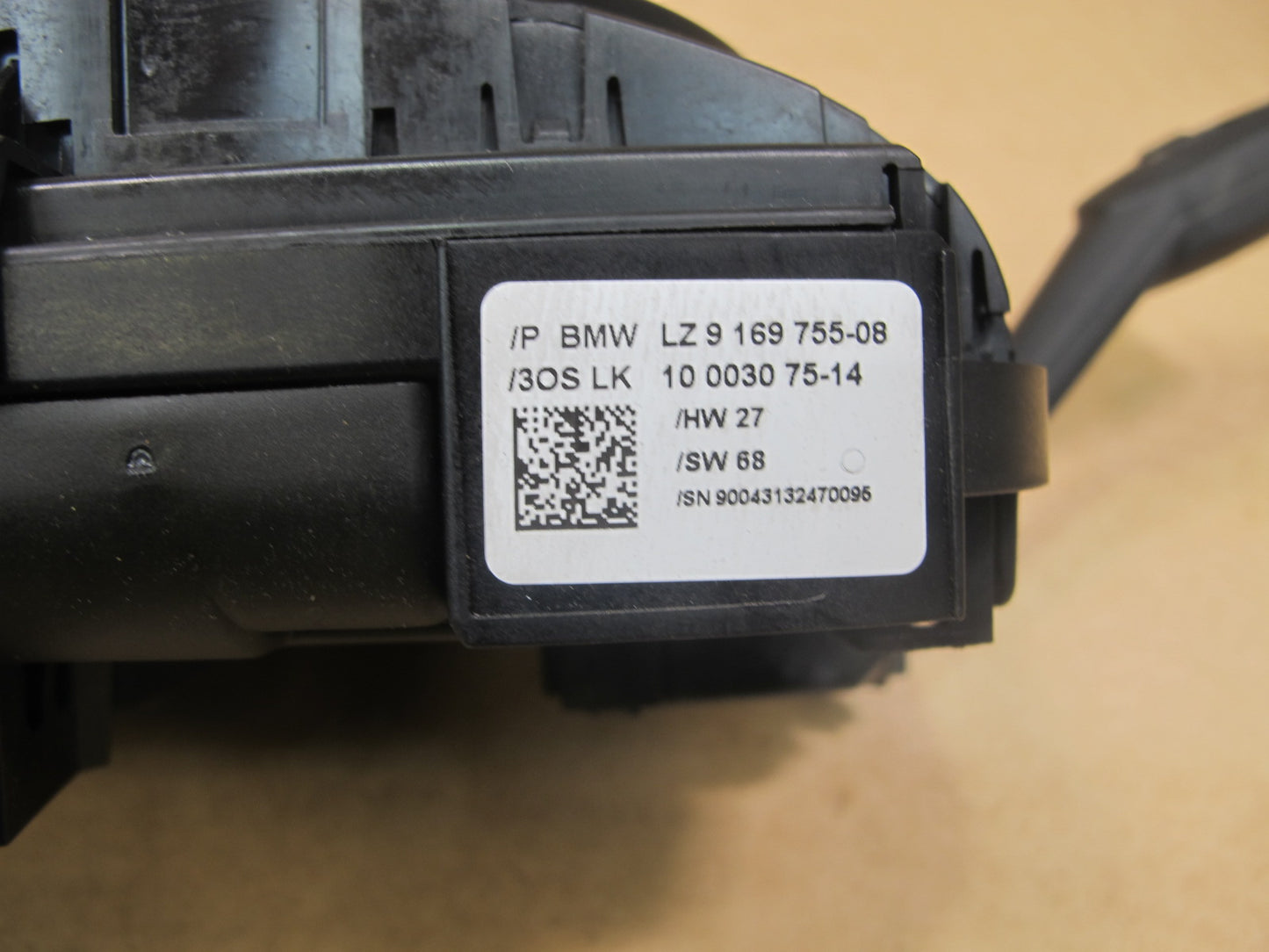 09-16 BMW E90 E89 Z4 STEERING COLUMN COMBINATION MULTI SWITCH W/ CLOCK SPRING