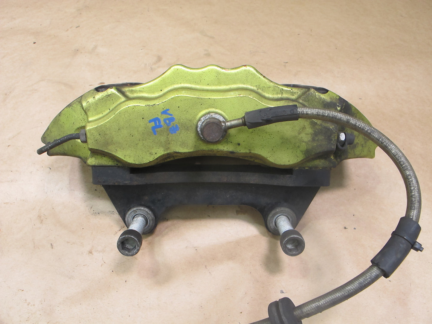 09-16 BMW Z4 E89 PB 8 PISTON FRONT LEFT SIDE BIG BRAKE CALIPER W/ PADS