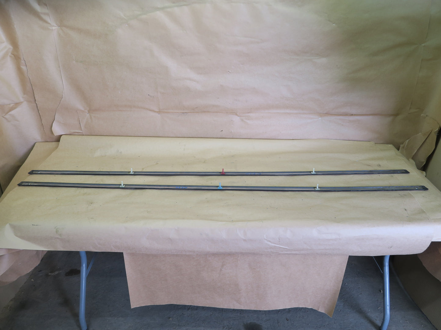 92-96 LEXUS ES300 LEFT & RIGHT SIDE ROCKER PANEL MOLDING TRIM COVER SET