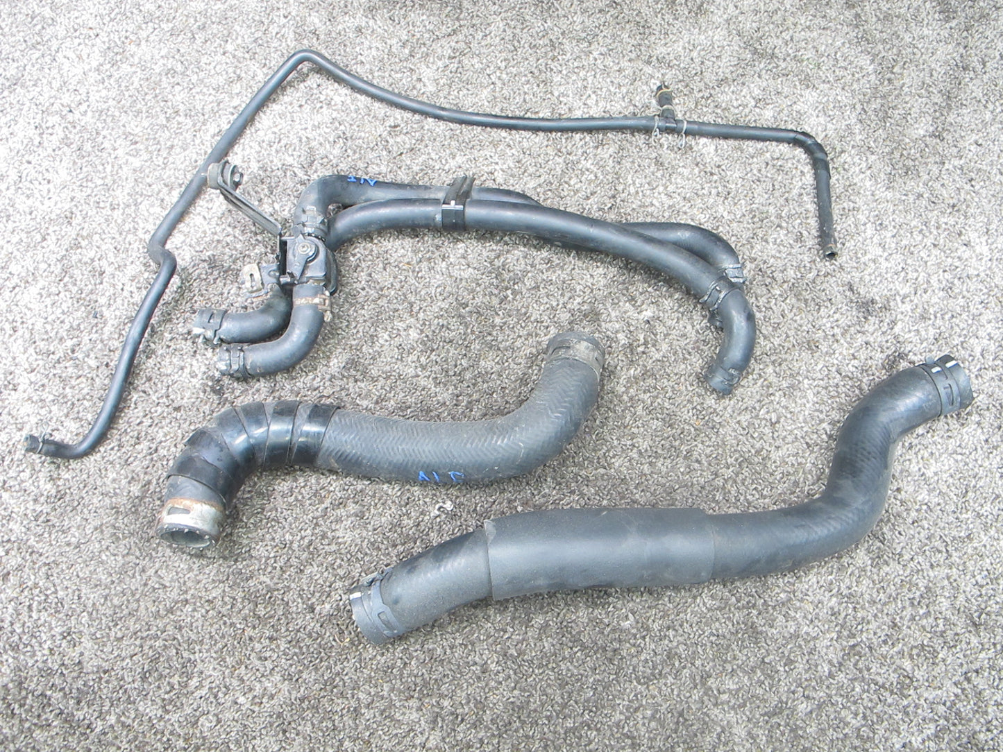 92-93 LEXUS ES300 3VZFE ENGINE HEATER WATER COOLANT HOSE PIPE LINE W/ VALVE SET