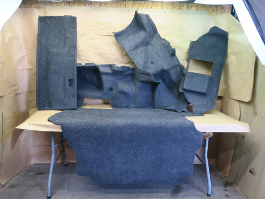 92-96 LEXUS ES300 REAR TRUNK INNER INTERIOR CARPET SIDE PANEL COVER SET OF 5 OEM