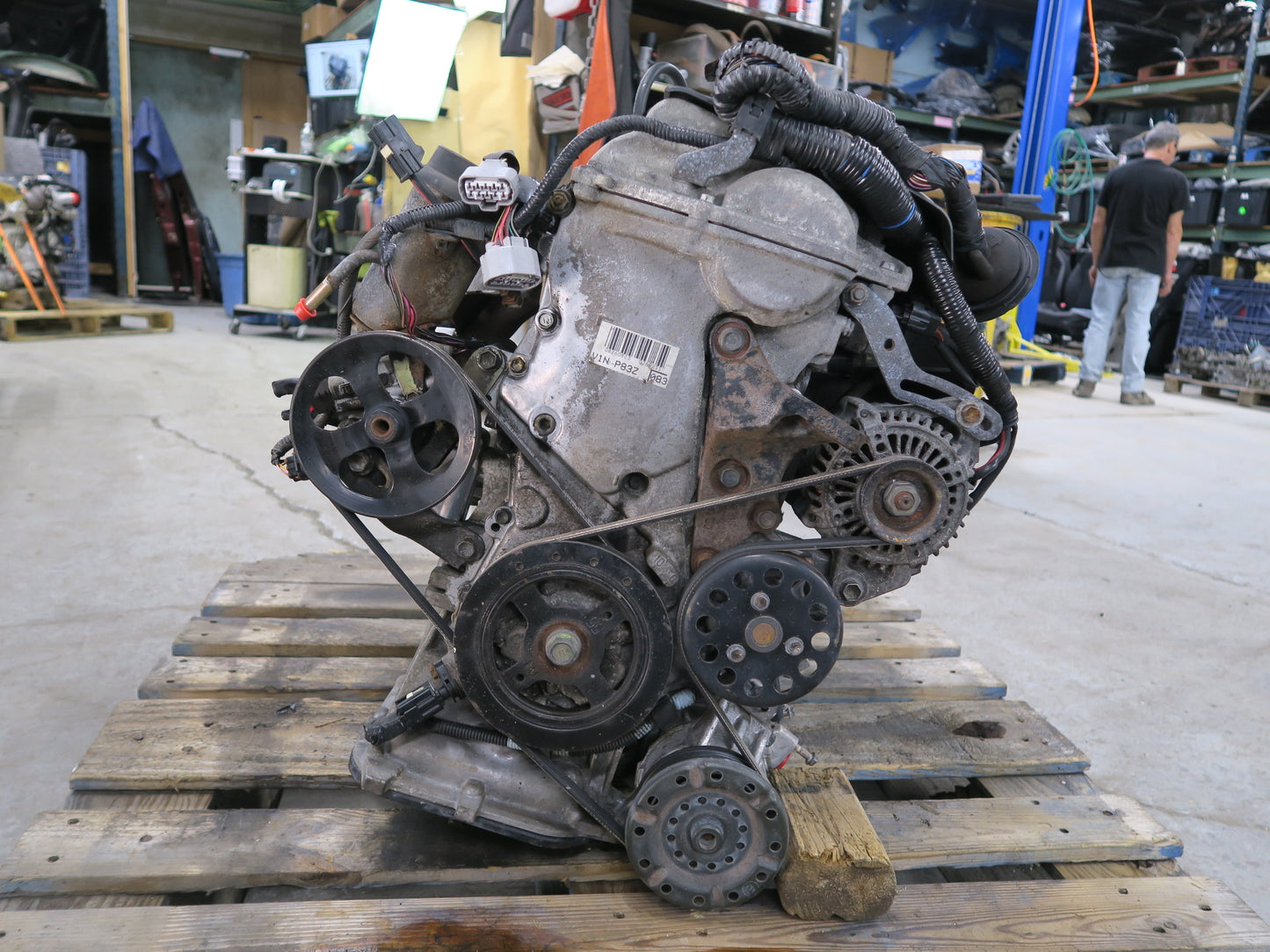 04-06 TOYOTA SCION XB VIN T 5TH DIGIT 1.5L 1NZ-FE COMPLETE ENGINE 147K MILES!
