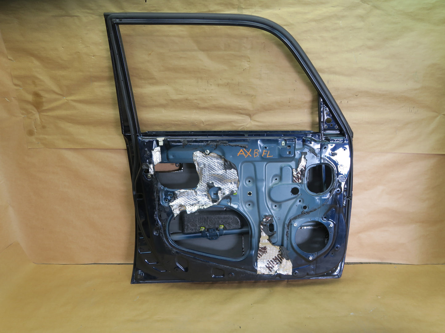 04-06 TOYOTA SCION XB FRONT LEFT DRIVER SIDE DOOR SHELL PANEL ASSEMBLY BLUE OEM