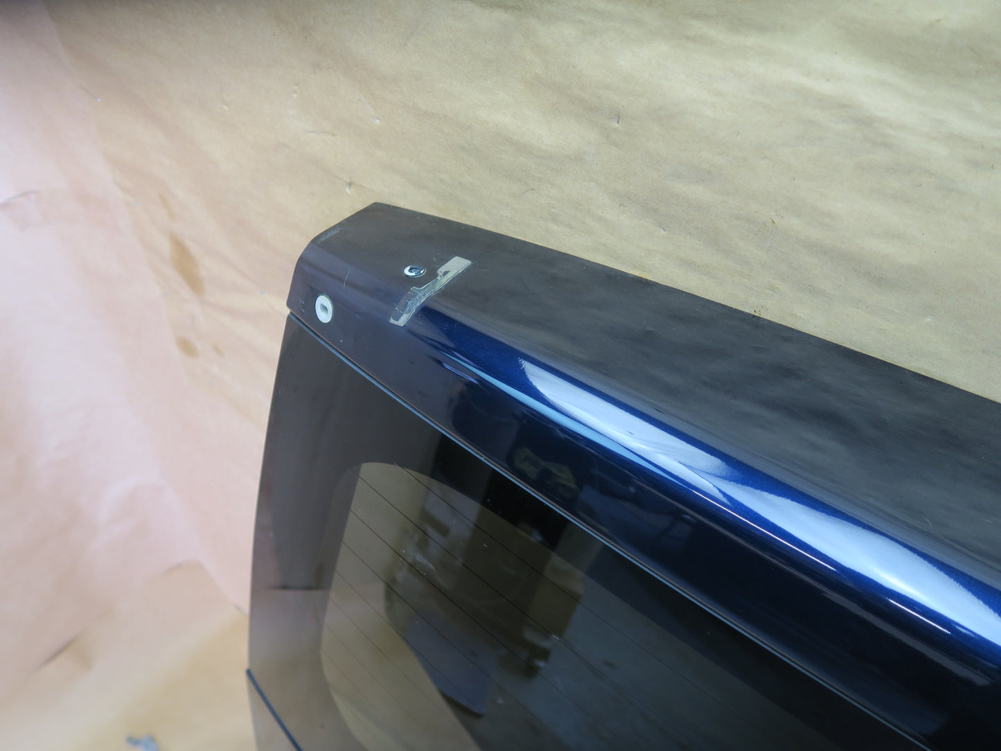 04-06 TOYOTA SCION XB REAR TRUNK LID LIFT GATE TAILGATE W/ GLASS BLUE OEM