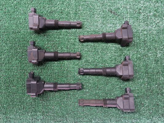 1997-2004 Porsche 911 (996) Ignition Coil Set of 6 996 602 102 00 Beru OEM