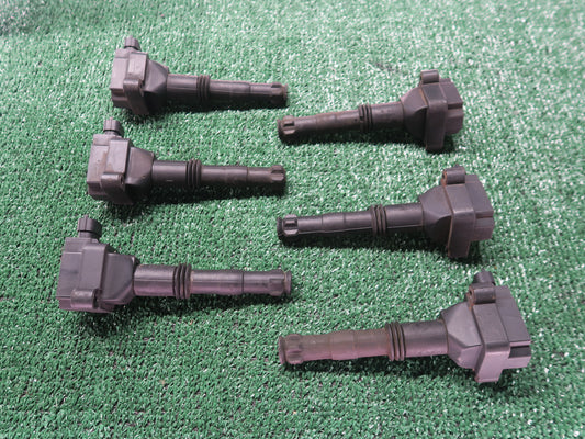 1997-2004 Porsche 911 (996) Ignition Coil Set of 6 996 602 102 00 Beru OEM