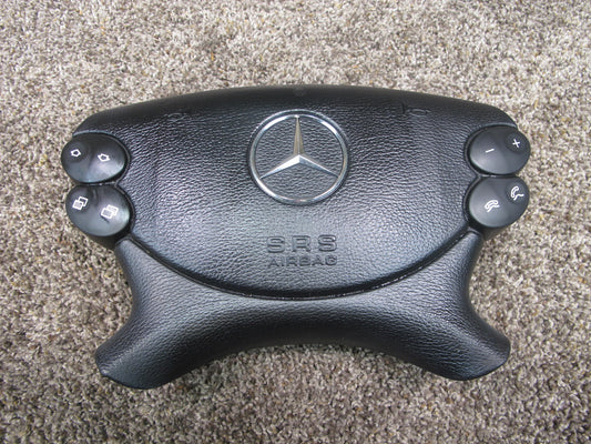 03-06 MERCEDES R230 SL500 FRONT LEFT DRIVER SIDE STEERING WHEEL SRS AIRBAG OEM