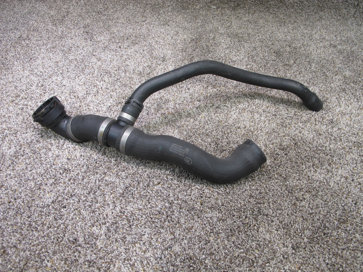 03-06 Mercedes R230 SL500 Engine Coolant Water Hose Pipe Line Set OEM