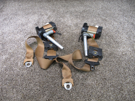 93-95 MERCEDES W140 S500 FRONT LEFT & RIGHT SIDE SEATBELT RETRACTOR SET OEM