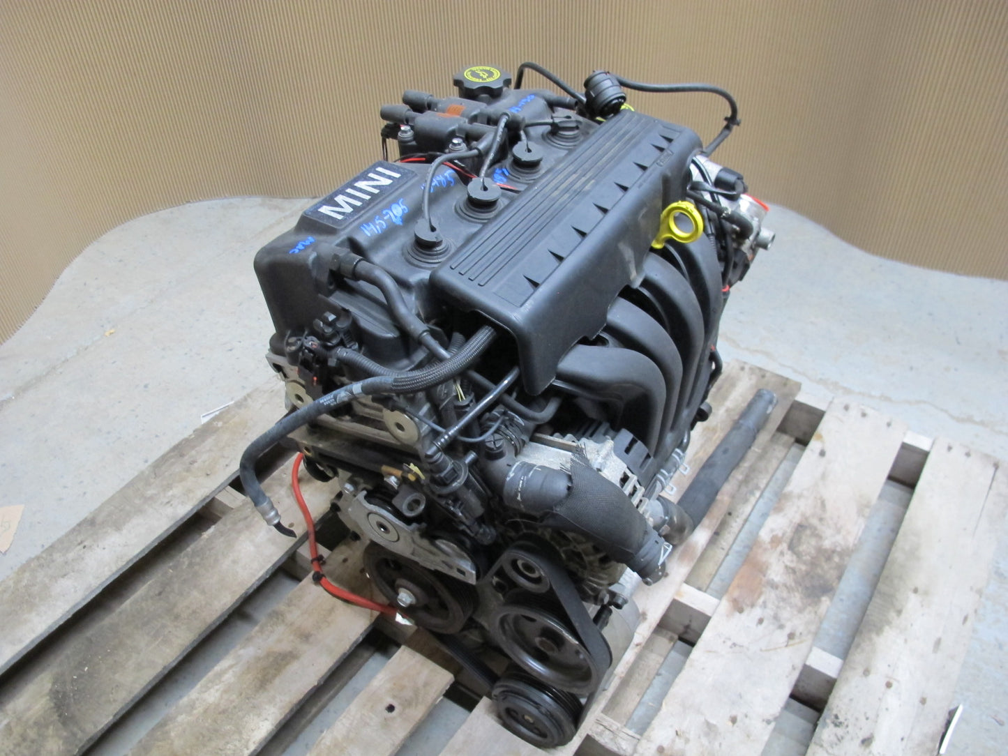 02-08 Mini Cooper R50 R52 W10B16A 1.6L Complete Engine Motor 91K Miles Video!