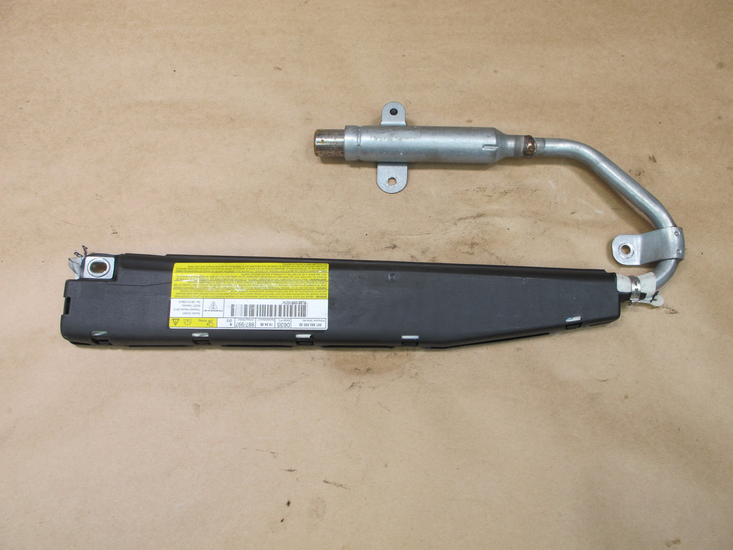 05-12 PORSCHE BOXSTER 987 CAYMAN FRONT RIGHT PASSENGER SIDE DOOR SRS AIRBAG OEM