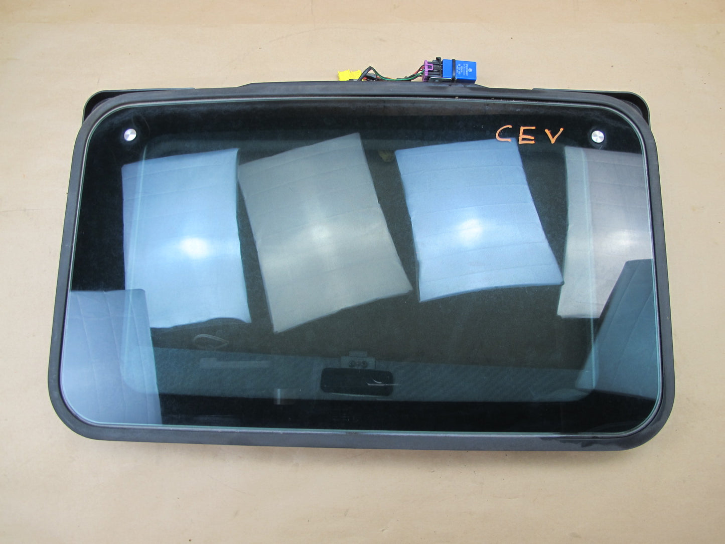 99-03 VW Eurovan T4 Sunroof Glass Window Trim Motor Dome Switch Shade Set OEM