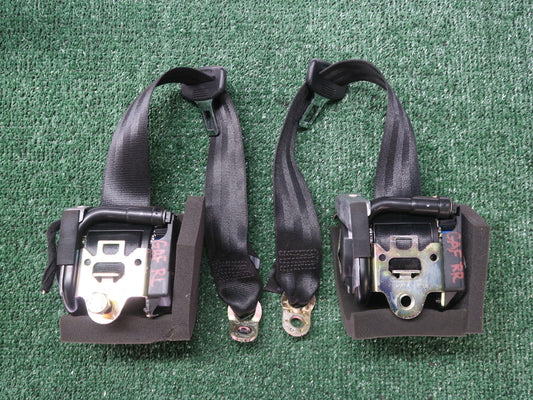 03-05 AUDI B6 A4 S4 REAR RIGHT & LEFT SIDE SEATBELT RETRACTOR SET OEM