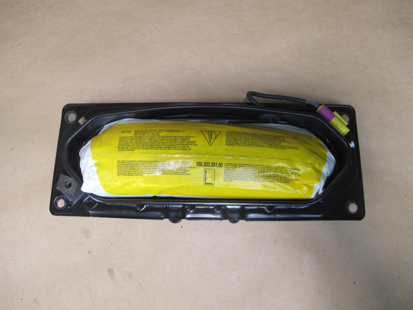 98-04 PORSCHE BOXSTER 986 FRONT LEFT DRIVER SIDE DOOR SRS AIRBAG OEM