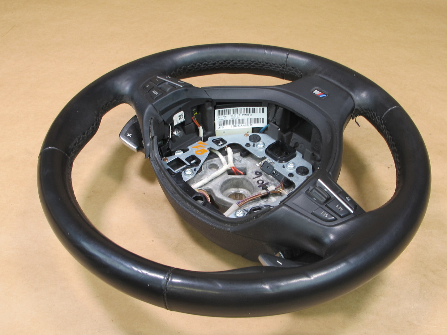 11-16 BMW F10 5-SERIES M-sport Leather Steering w Controls & Paddles OEM