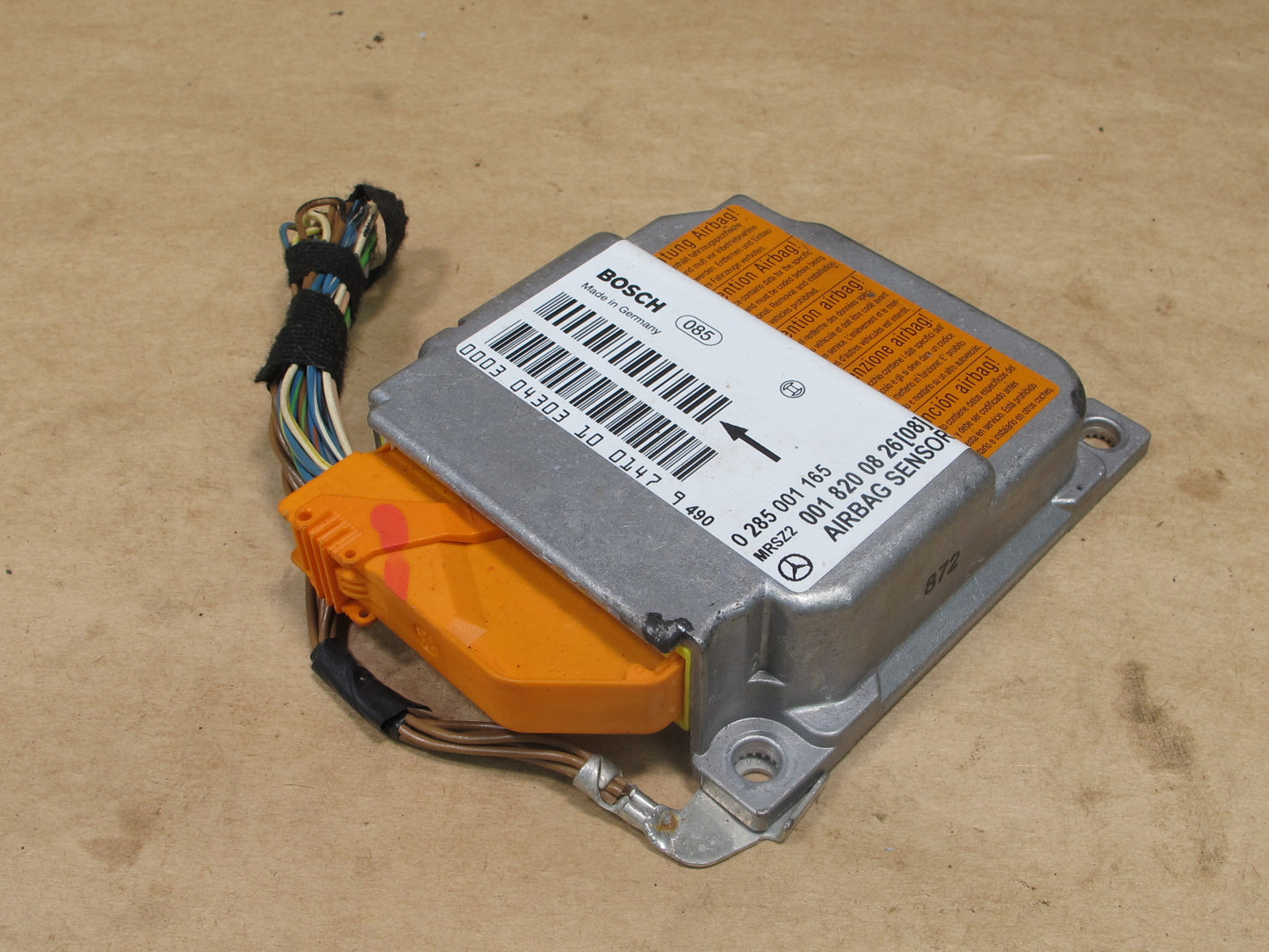 04-08 CHRYSLER CROSSFIRE SRS AIRBAG CONTROL MODULE UNIT 0018200826 OEM