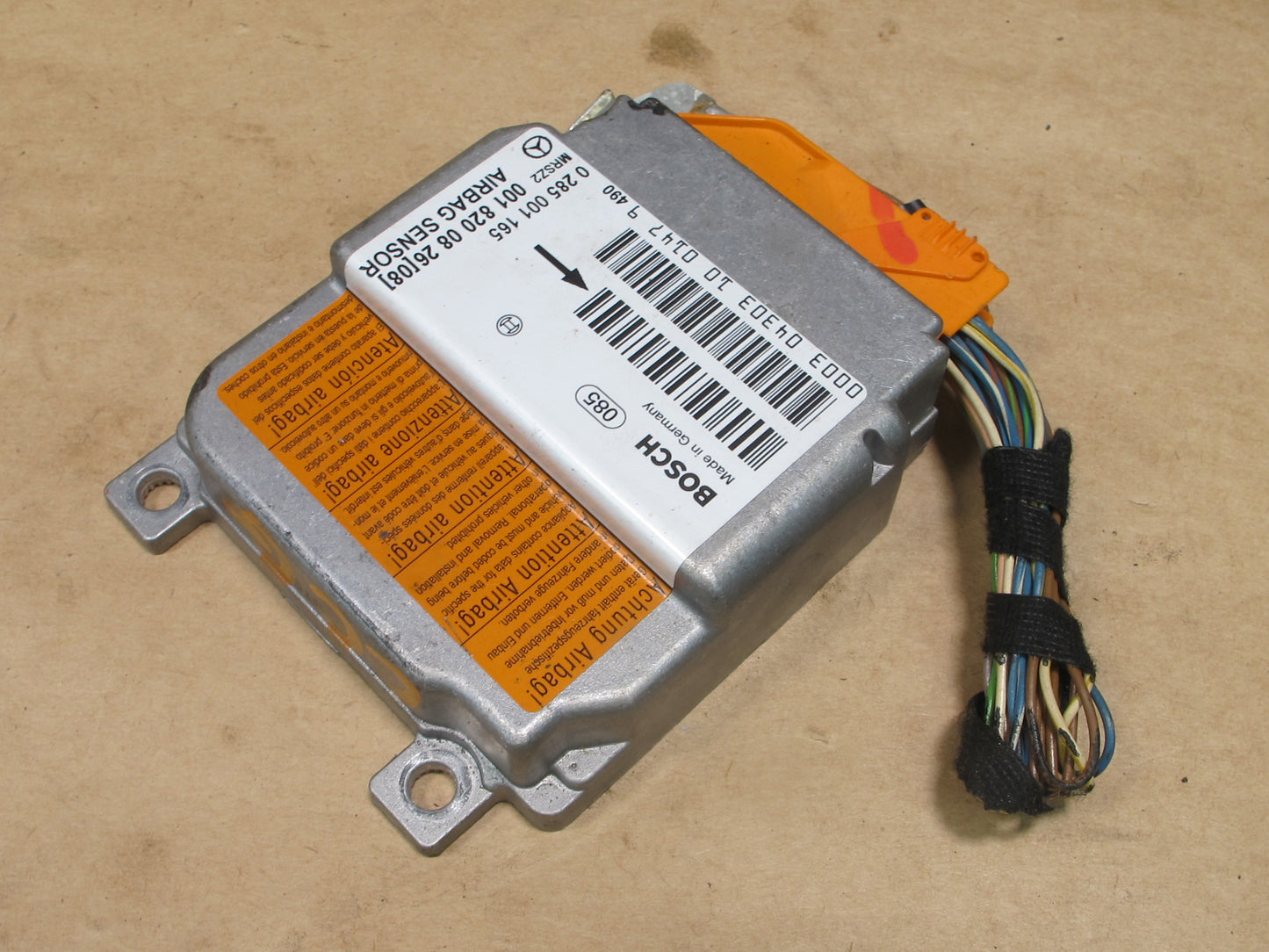 04-08 CHRYSLER CROSSFIRE SRS AIRBAG CONTROL MODULE UNIT 0018200826 OEM