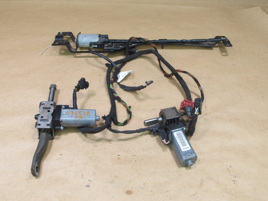 12-18 AUDI C7 A6 FRONT RIGHT PASS SEAT MOTOR & FRAME WIRING HARNESS SET OEM